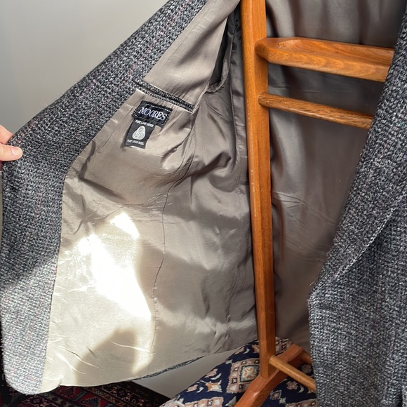 Harris Tweed aprox size 46L-48R sports jacket by Moores - Picture 7 of 12
